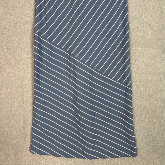 Jenni Kayne Vintage Blue Stripe Kendall Slip Midi Dress Size Small - Picture 4 of 10